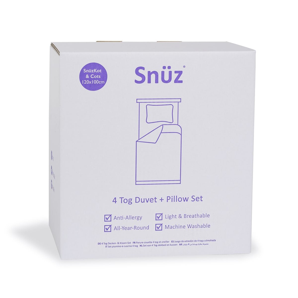 Snuz Duvet & Pillow Box Set - Happy Baby