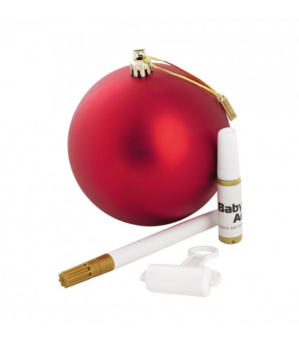 BabyArt Christmas Bauble - Red