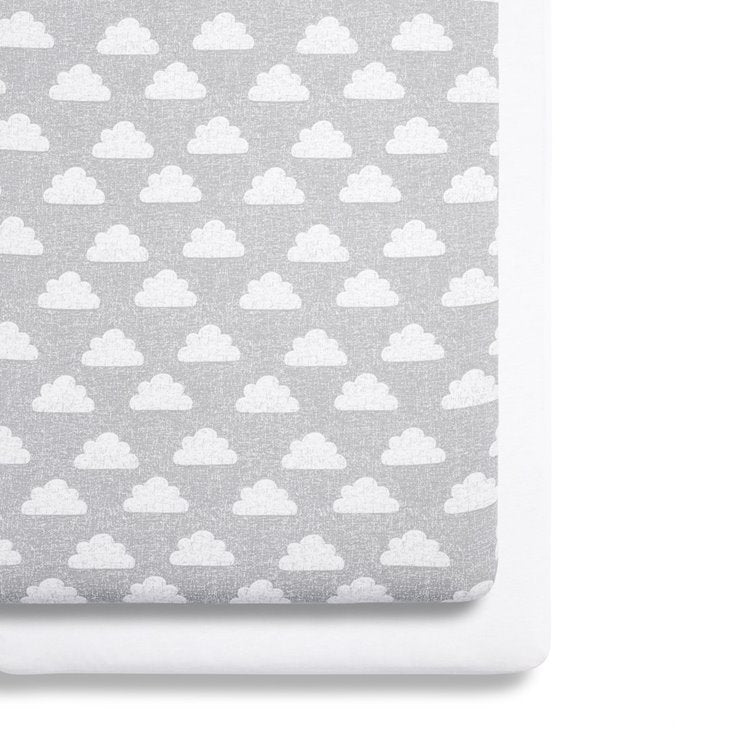SNUZ Fitted Crib Sheets - 2 pack - Happy Baby
