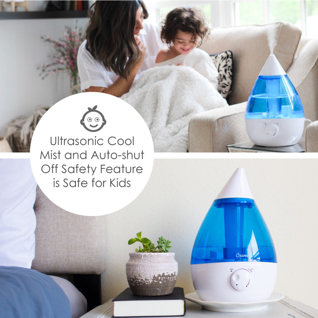 Crane Cool Mist Humidifier - Happy Baby