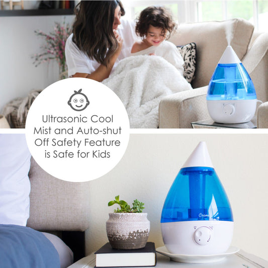 Crane Cool Mist Humidifier - Happy Baby