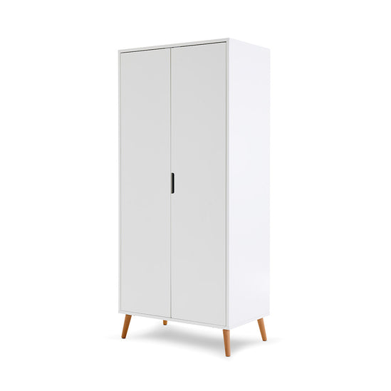 Maya Double Wardrobe - White