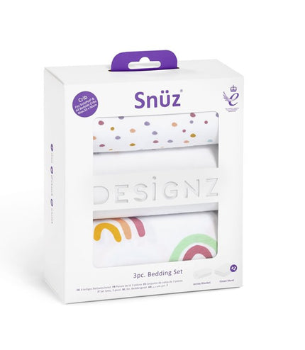 SNUZ 3 Piece Bedding Set - Happy Baby
