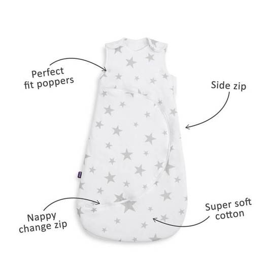 Snuz Pouch - 1.0 Tog Sleeping Bag - Happy Baby