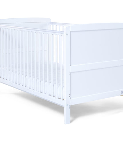 Travis Cot Bed White - Happy Baby