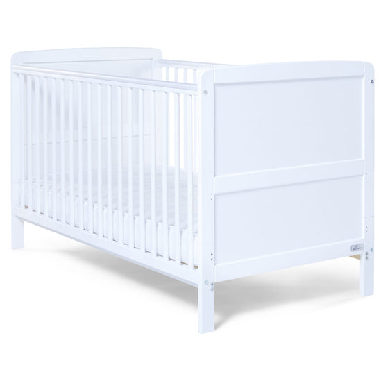 Travis Cot Bed White - Happy Baby