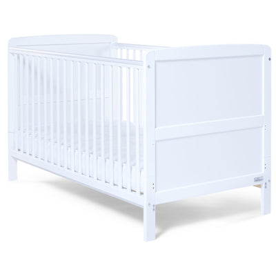 Travis Cot Bed White - Happy Baby