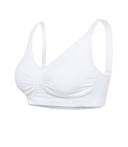 Maternity & Nursing Bra with Carri-Gel Support White - Happy Baby