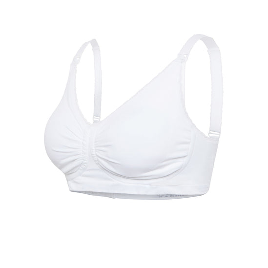 Maternity & Nursing Bra with Carri-Gel Support White - Happy Baby