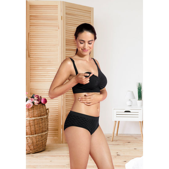 Maternity & Nursing Bra with Carri-Gel Support White - Happy Baby