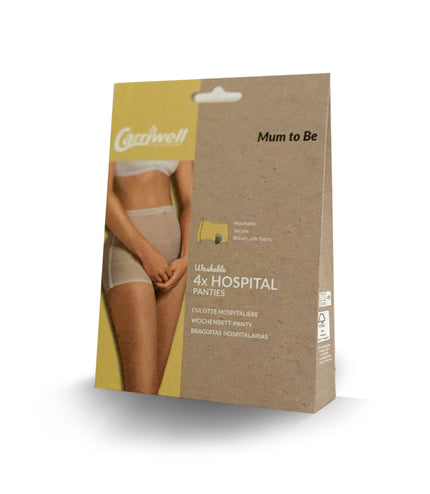 4 x Hospital Panties White - Happy Baby