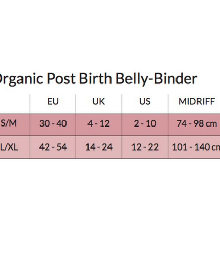 Post Birth Belly Binder - Natural - Happy Baby