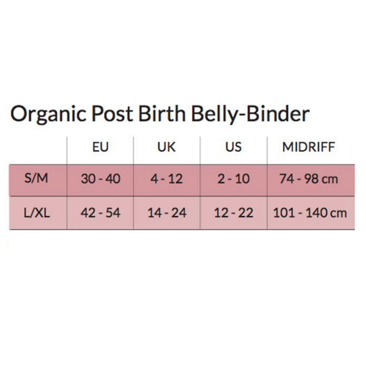 Post Birth Belly Binder - Natural - Happy Baby