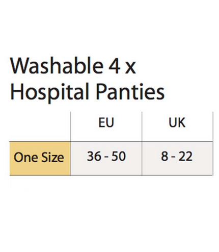 4 x Hospital Panties White - Happy Baby