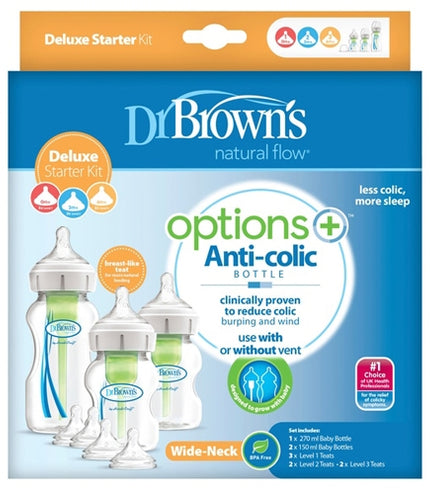 Dr Brown's Options+ Deluxe Starter Kit - Happy Baby