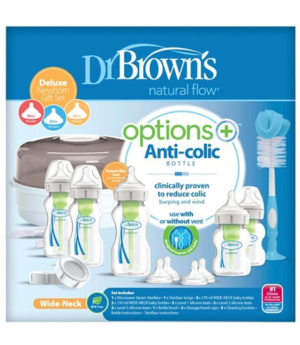 Dr Brown's Options+ Microwave Steriliser Deluxe - Happy Baby