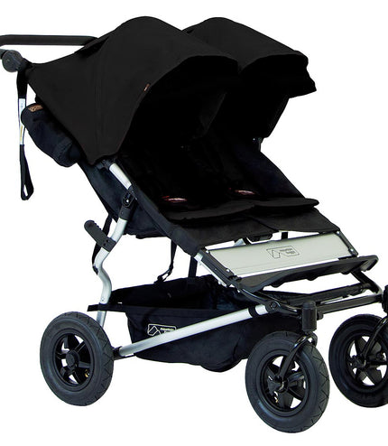 Mountain Buggy Duet Side by Side Black & Double Storm Cover - Happy Baby