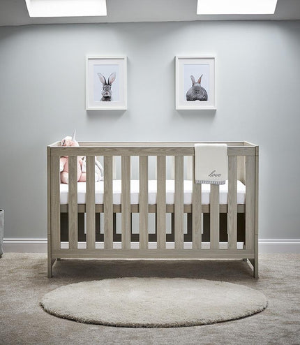 Nika Cot Bed – Grey Wash - Happy Baby