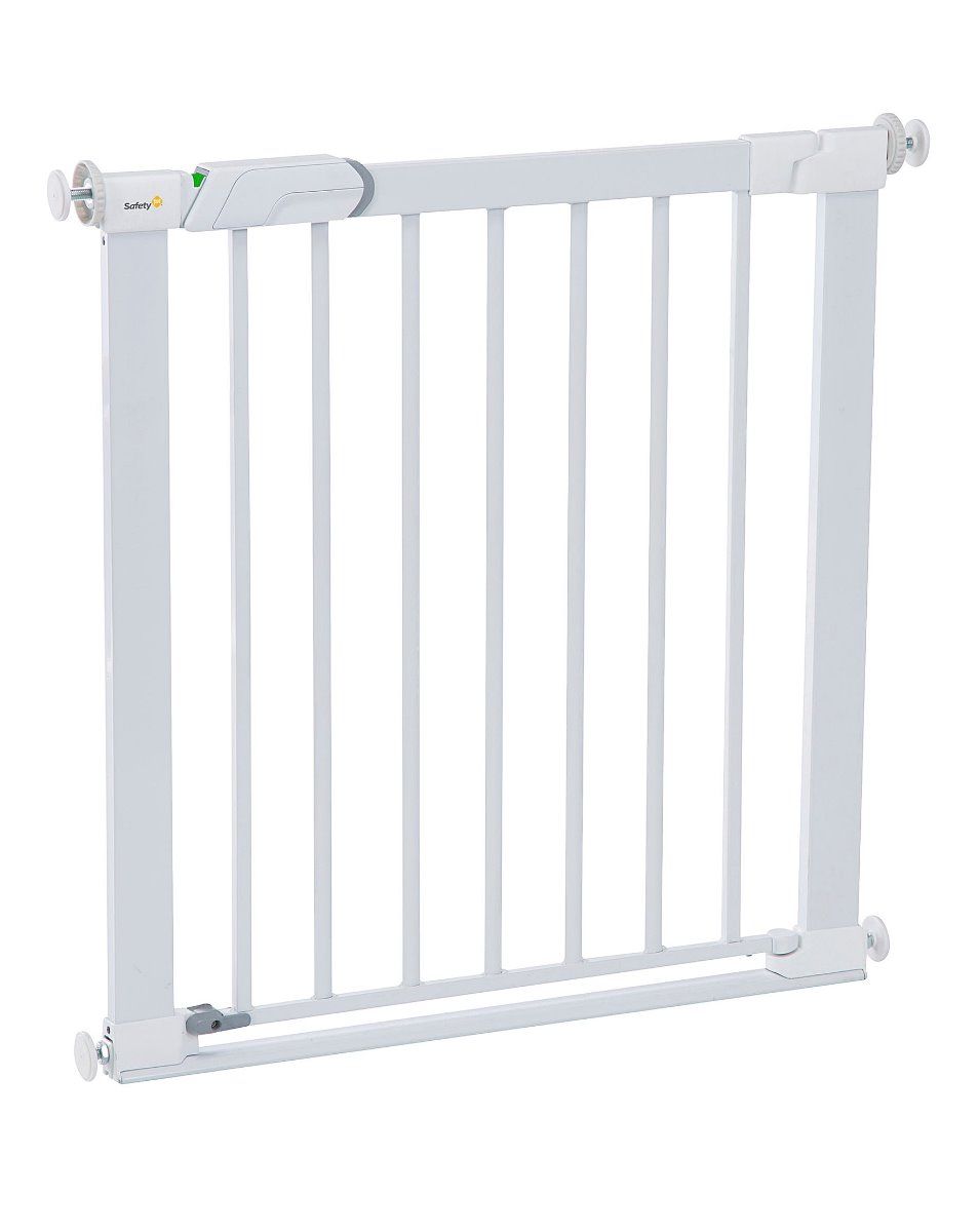 Safety 1st Flat Step Metal Stair Gate White - Happy Baby