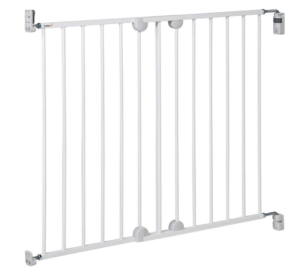 Safety 1st Wall-Fix Stair Gate White Metal - Happy Baby